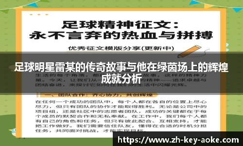 足球明星雷某的传奇故事与他在绿茵场上的辉煌成就分析